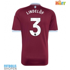 Billiga Aston Villa Victor Lindelof #3 Hemmatröja 2026-27 Kortärmad